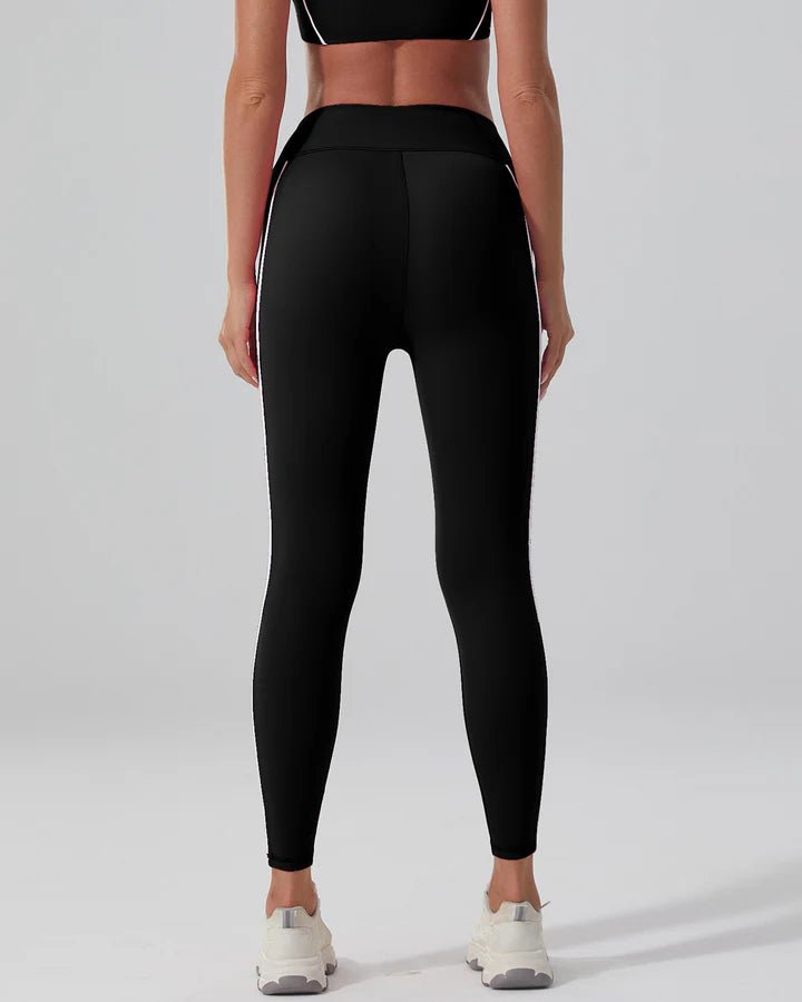 Stripete sømløse leggings - Gymfit