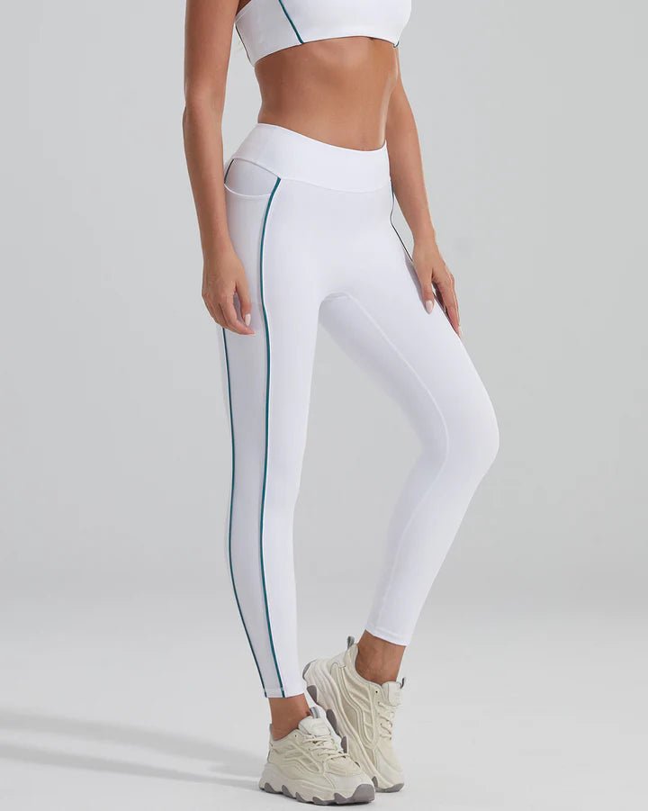 Stripete sømløse leggings - Gymfit