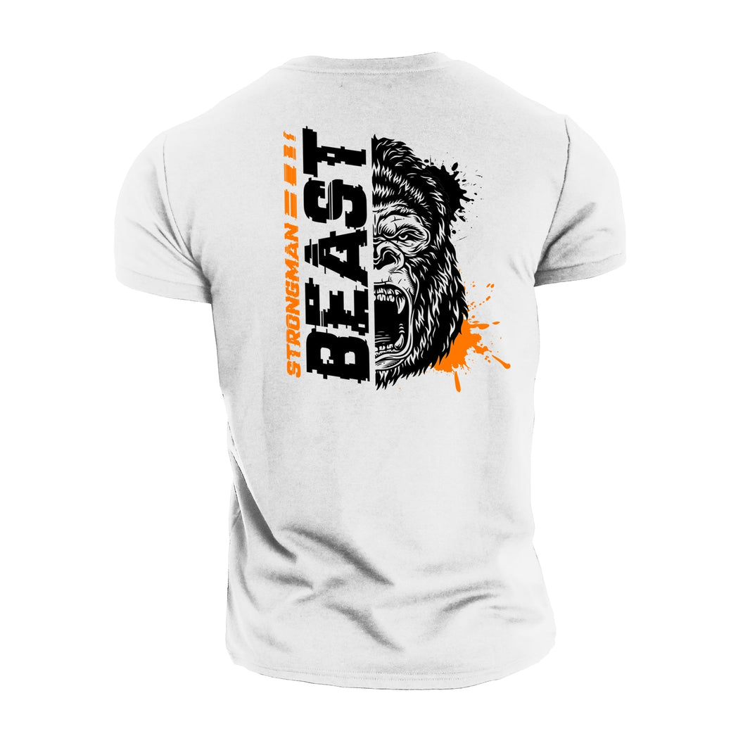 Strongman Beast Orange - trenings-T-skjorte - Gymfit