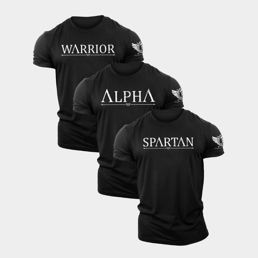 The Staple Spartan Forged Trenings-T-skjorte 3-pakning - Gymfit