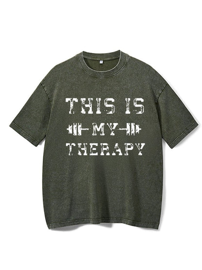 This Is My Therapy vasket trenings-T-skjorte - Gymfit