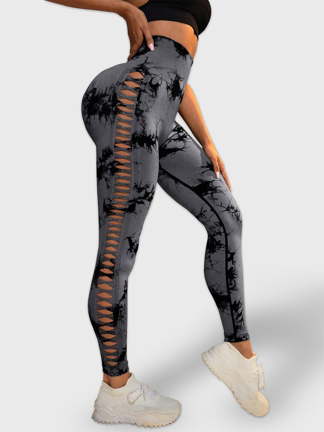Batikk Raw Sømløse Leggings - Gymfit