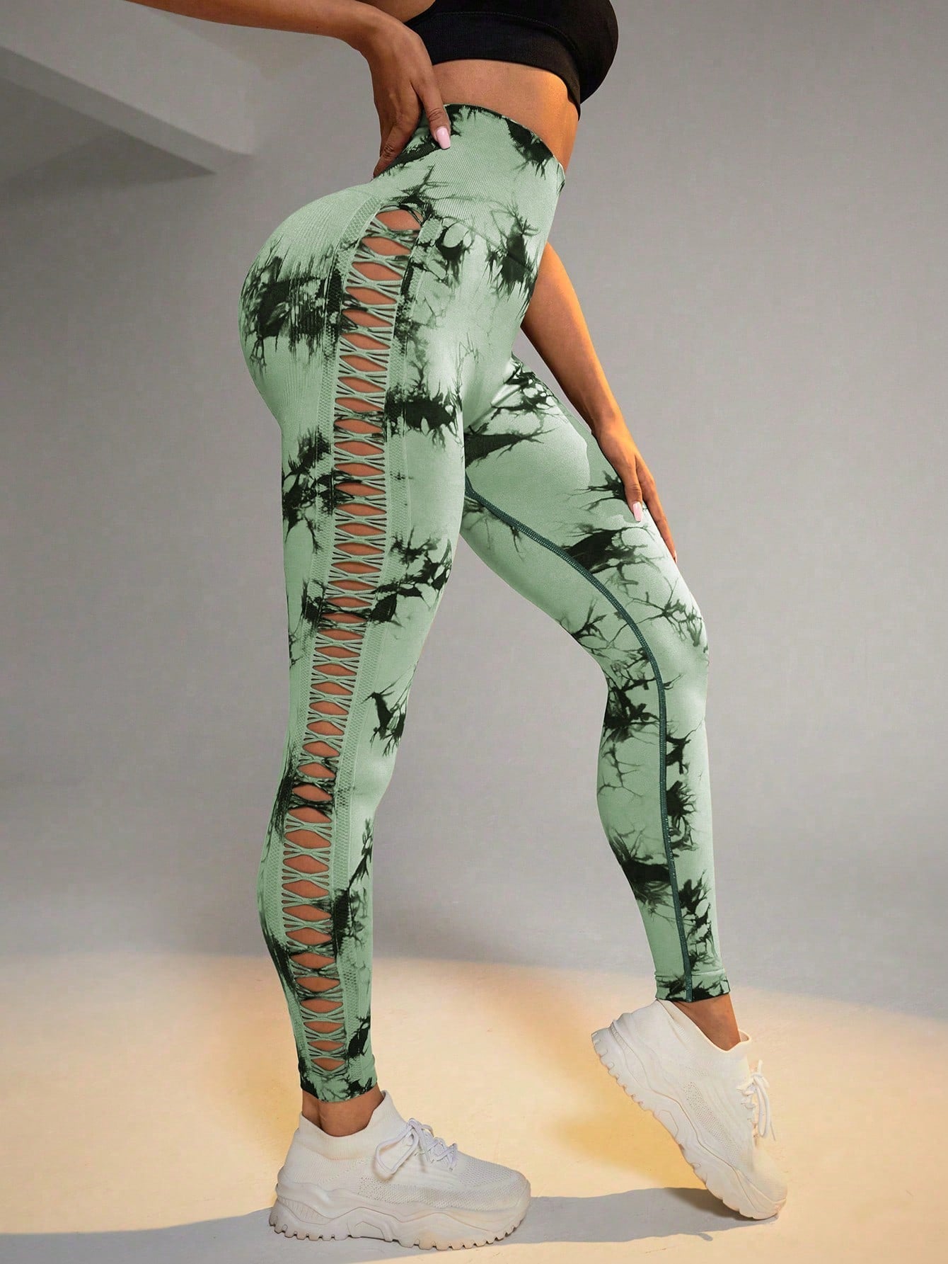 alt
Tie-dye Raw Seamless Leggings - Gymfit