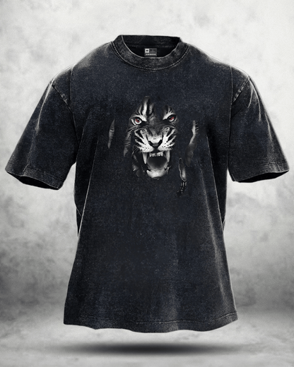TIGER VASKET T-SKJORTE - Gymfit