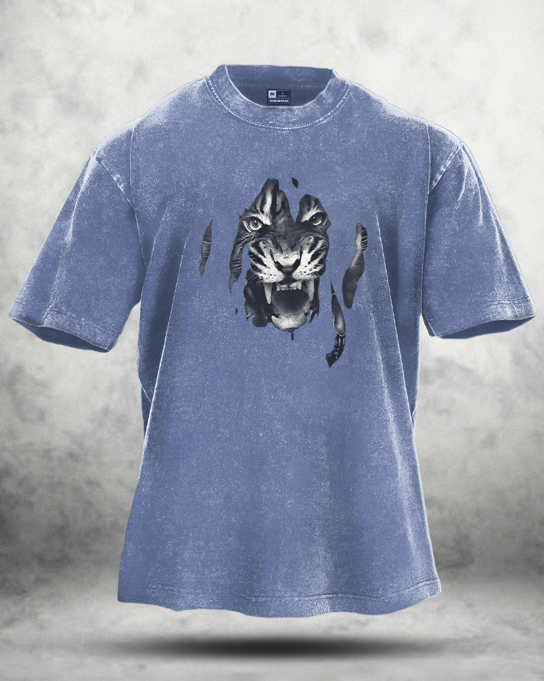 TIGER VASKET T-SKJORTE - Gymfit