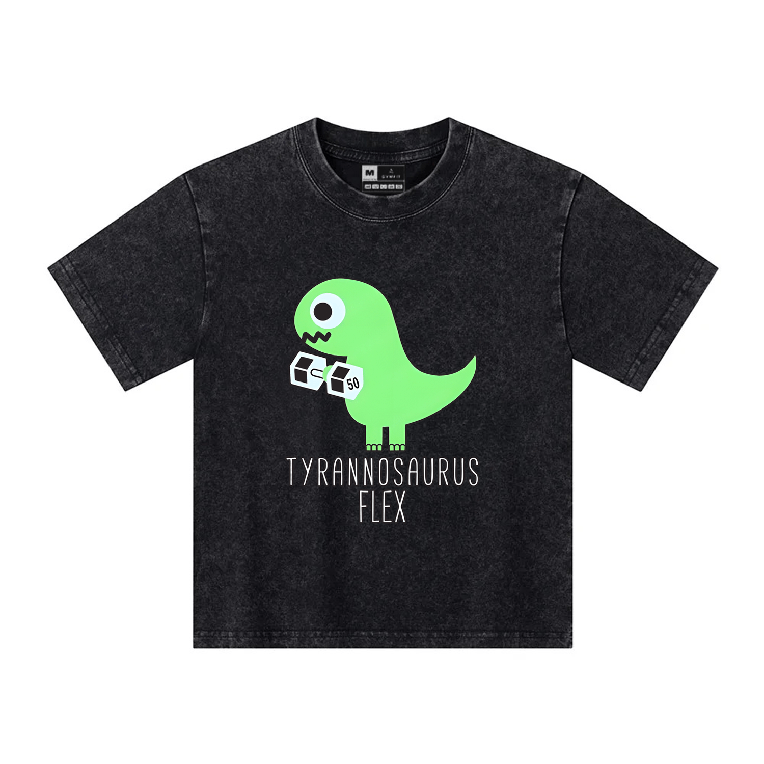 Tyrannosaurus Flex Barne-T-skjorte - Gymfit