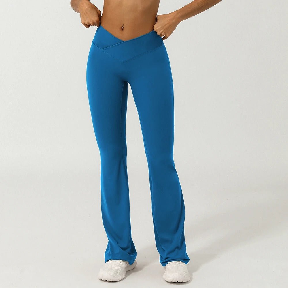 alt
V - leggings med kryss foran og sleng - Gymfit