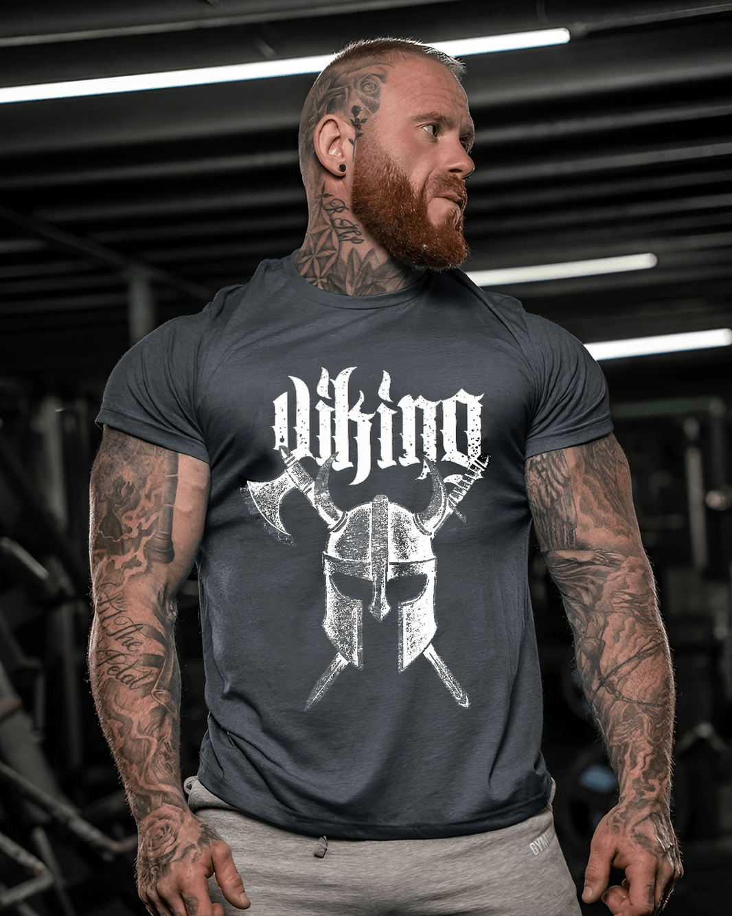 Vikingøkser T-skjorte - Gymfit