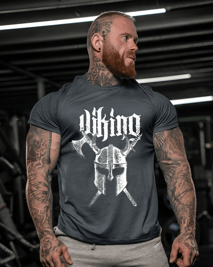 Vikingøkser T-skjorte - Gymfit