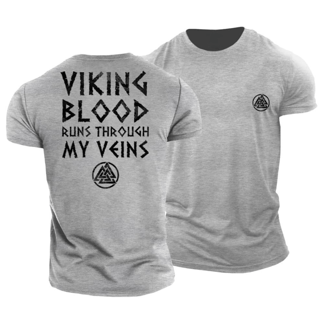 Vikingblodet Renner Gjennom Årene Mine T-skjorte - Gymfit