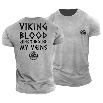 Vikingblodet Renner Gjennom Årene Mine T-skjorte - Gymfit