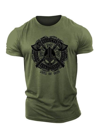 Viking Odin-økser T-skjorte - Gymfit