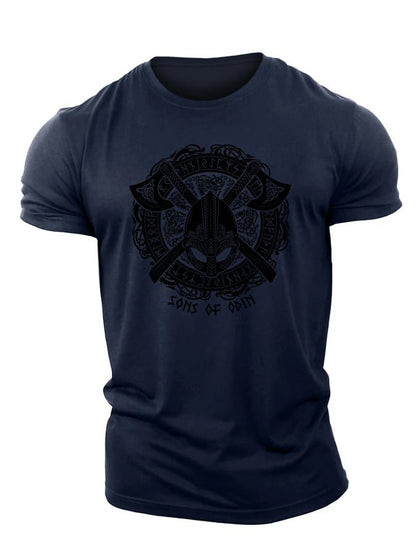 Viking Odin Økser T-skjorte - Gymfit