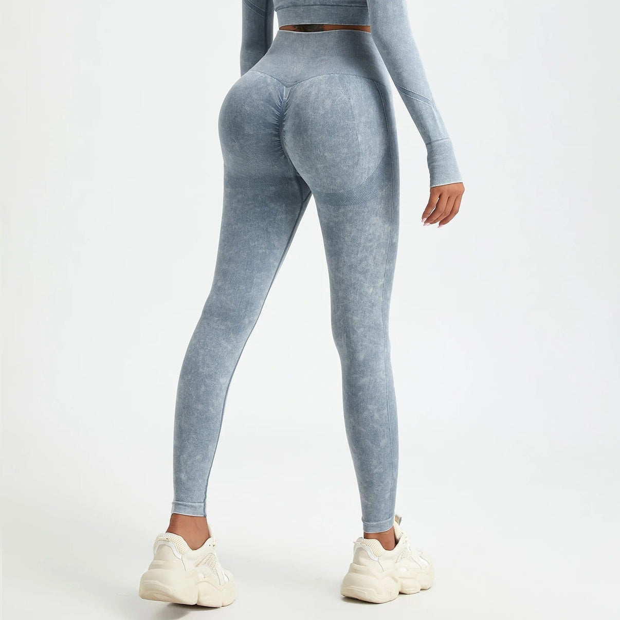 Washed seamless push-up-leggings - Gymfit