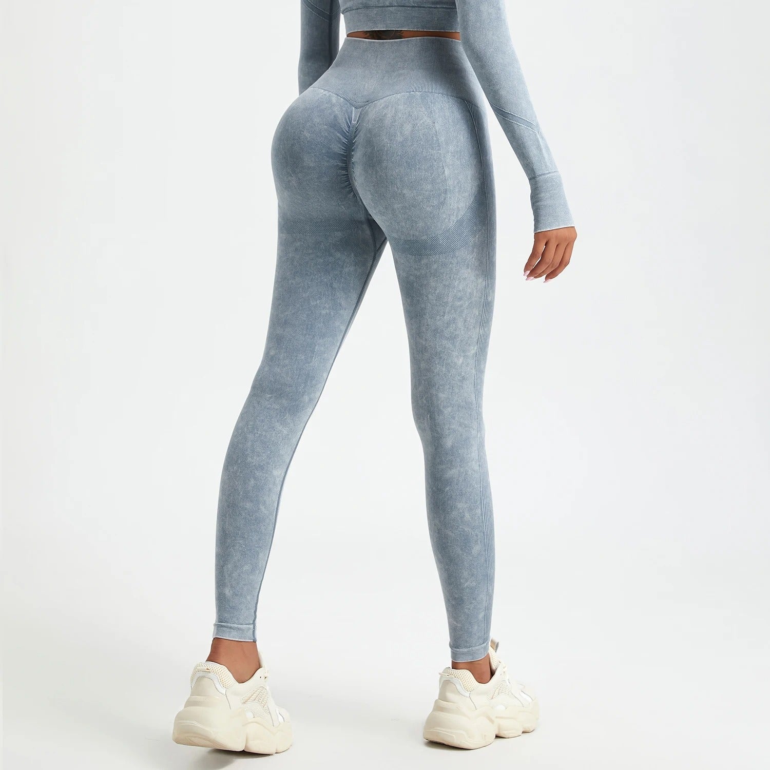 Washed seamless push-up-leggings - Gymfit