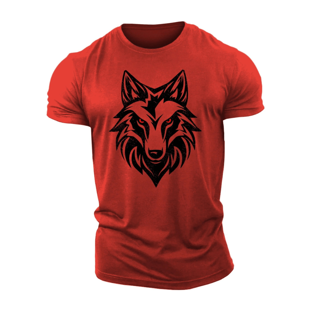 Wolf Red Eyes T-skjorte - Gymfit