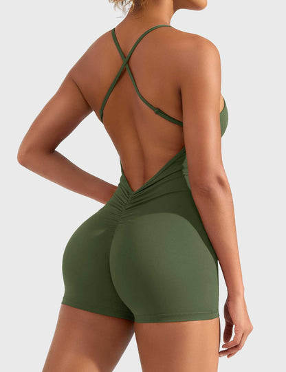 Gymfit Liza V-Back Jumpsuit